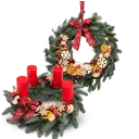 Vánoční set věnců